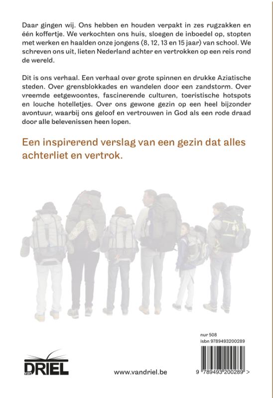 Zes op reis achterkant