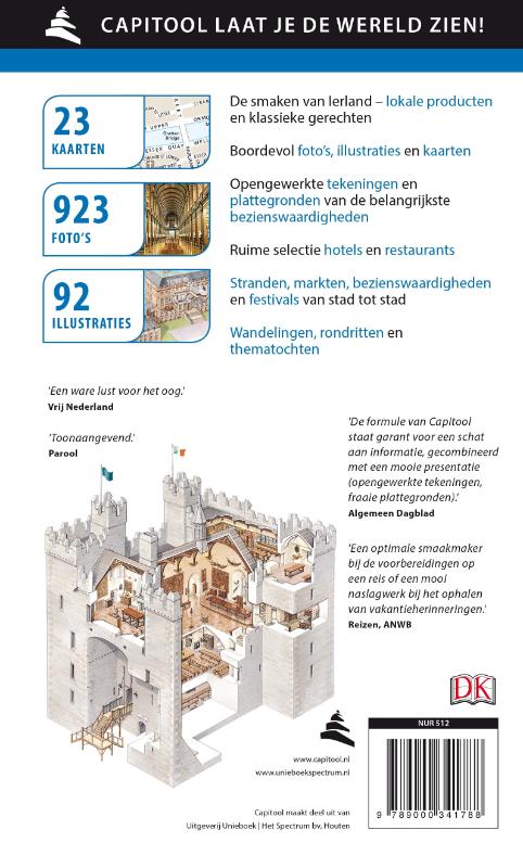 Ierland / Capitool reisgidsen achterkant