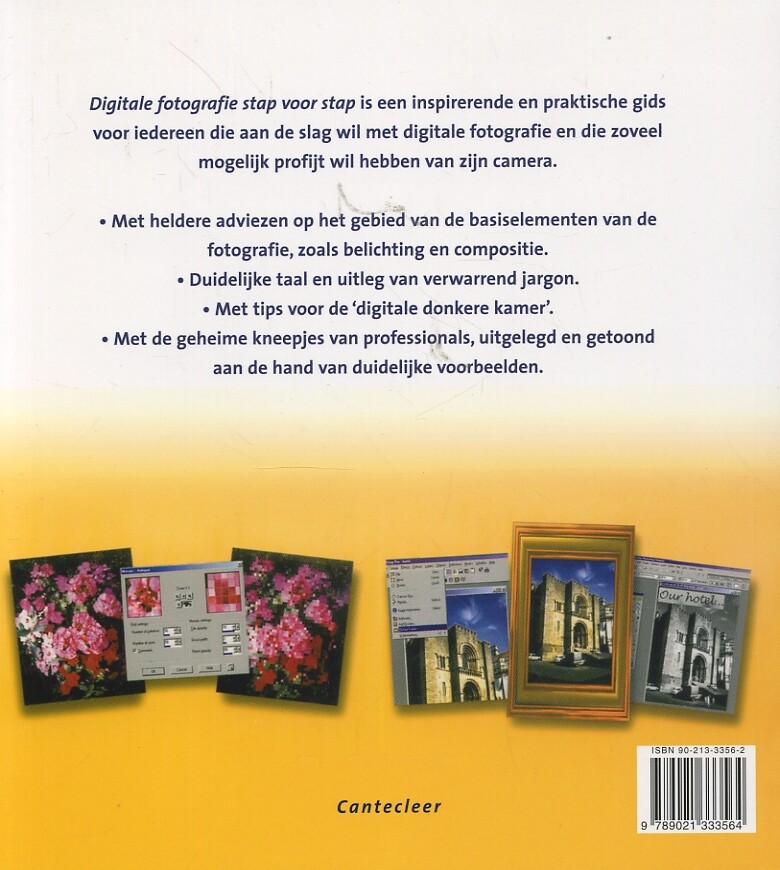 Digitale fotografie stap voor stap achterkant