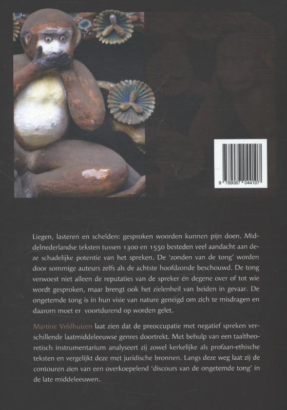 De ongetemde tong / Middeleeuwse studies en bronnen / 147 achterkant