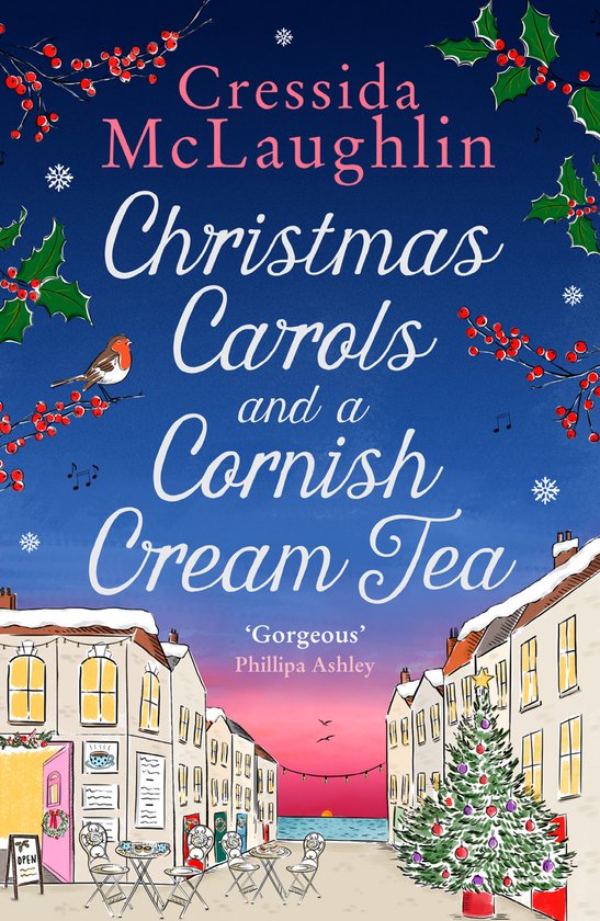Cressida Mclaughlin The Cornish Cream Tea Series- Christmas Carols And A Cornish Cream Tea