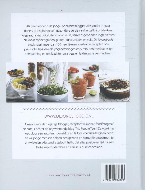 De jonge foodie / Carrera culinair achterkant