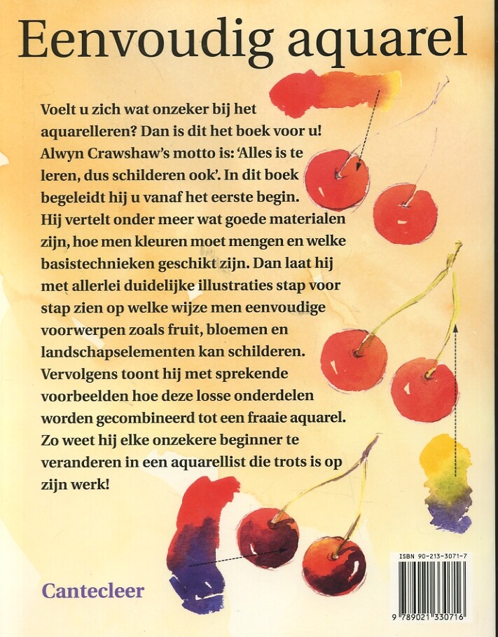 Eenvoudig aquarel achterkant