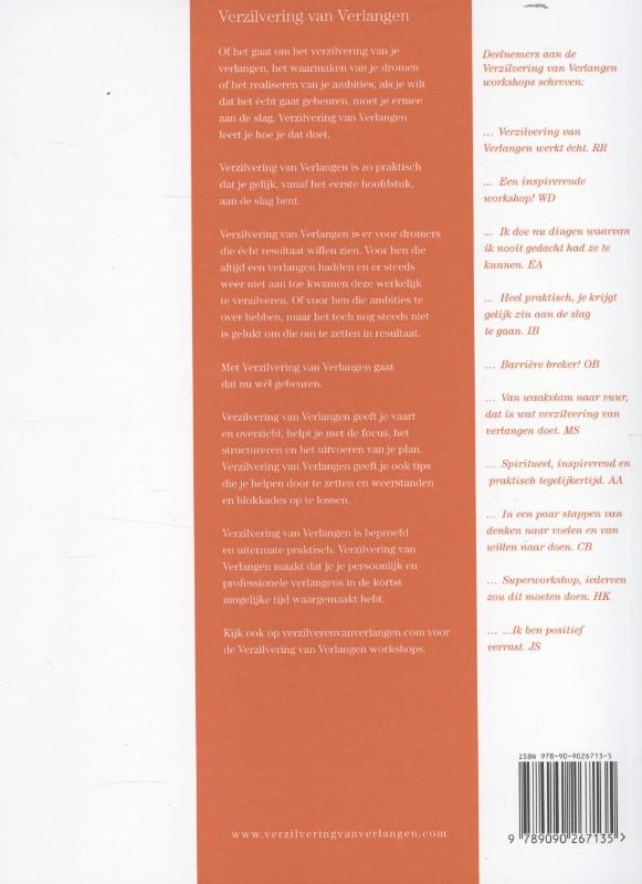 Verzilvering van verlangen achterkant