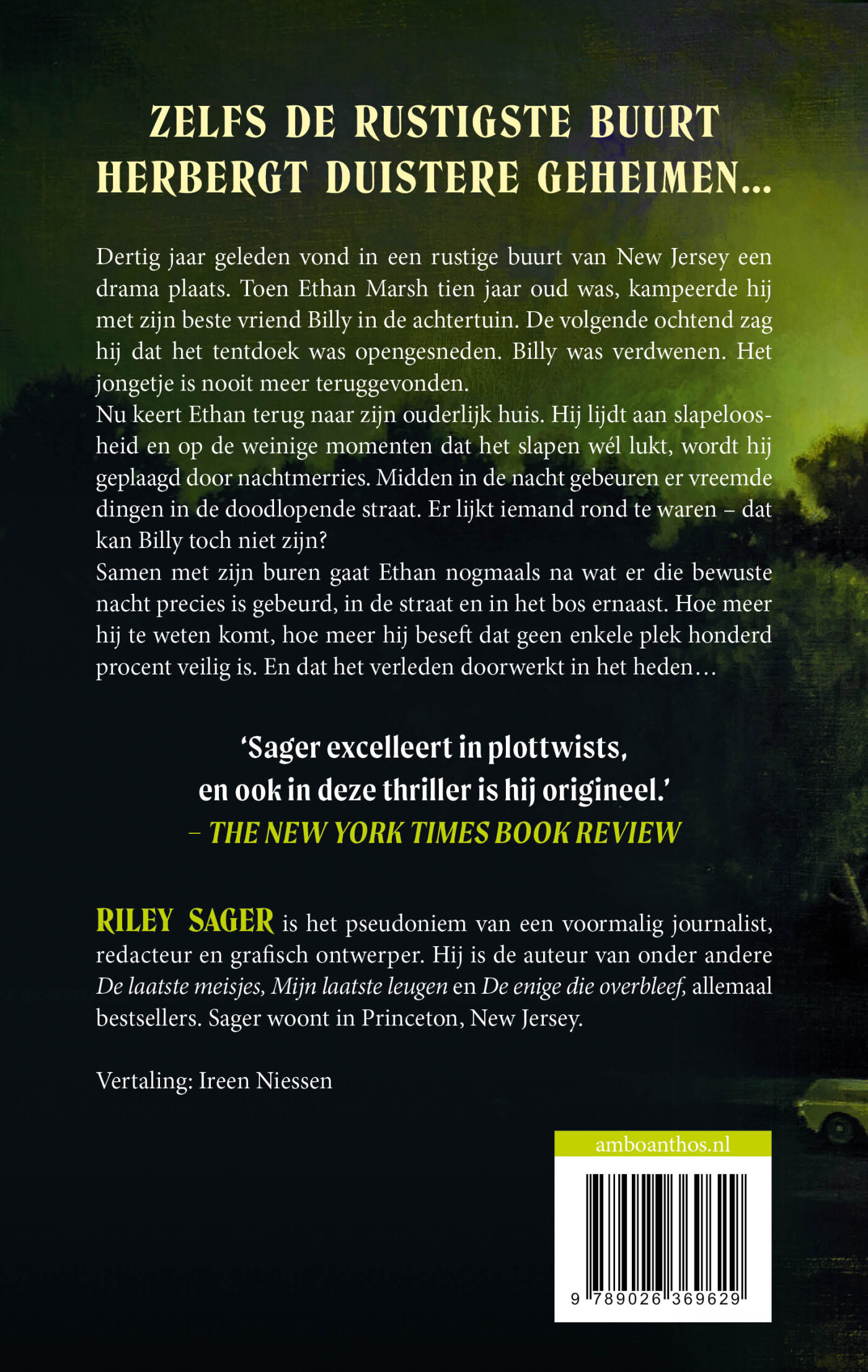 Midden in de nacht achterkant