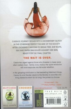 Reached / Matched trilogy / 3 achterkant