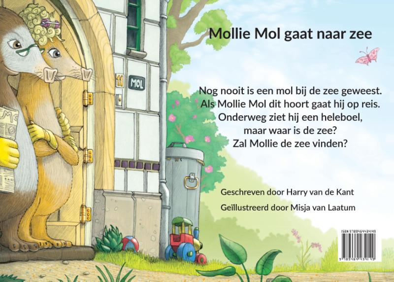 Mollie Mol gaat naar zee achterkant