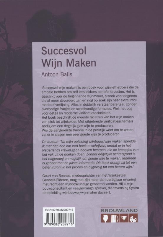 Succesvol wijn maken achterkant