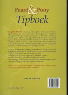 Paard & Pony Tipboek achterkant