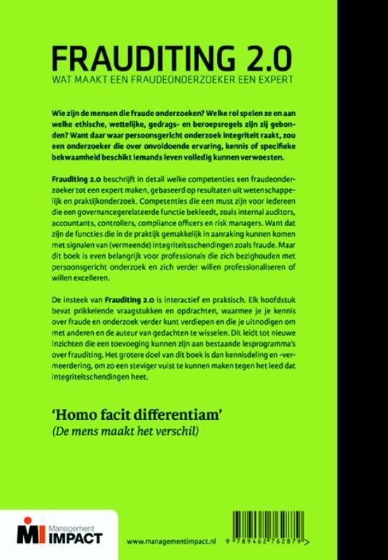 Frauditing 2.0 achterkant