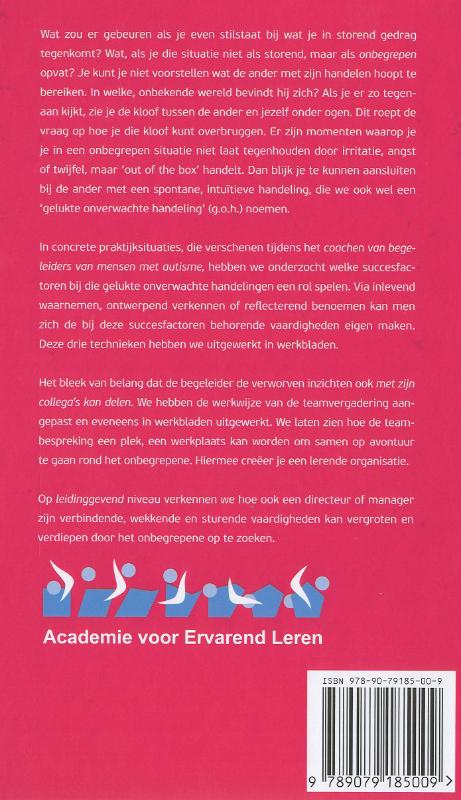 Goh onbegrepen gedrag, bron van creativiteit Goh onbegrepen gedrag, bron van creativiteit achterkant