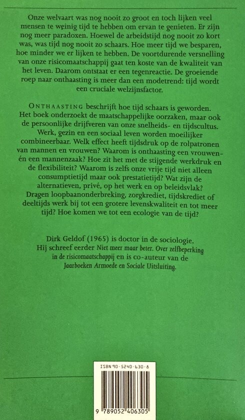 Onthaasting achterkant