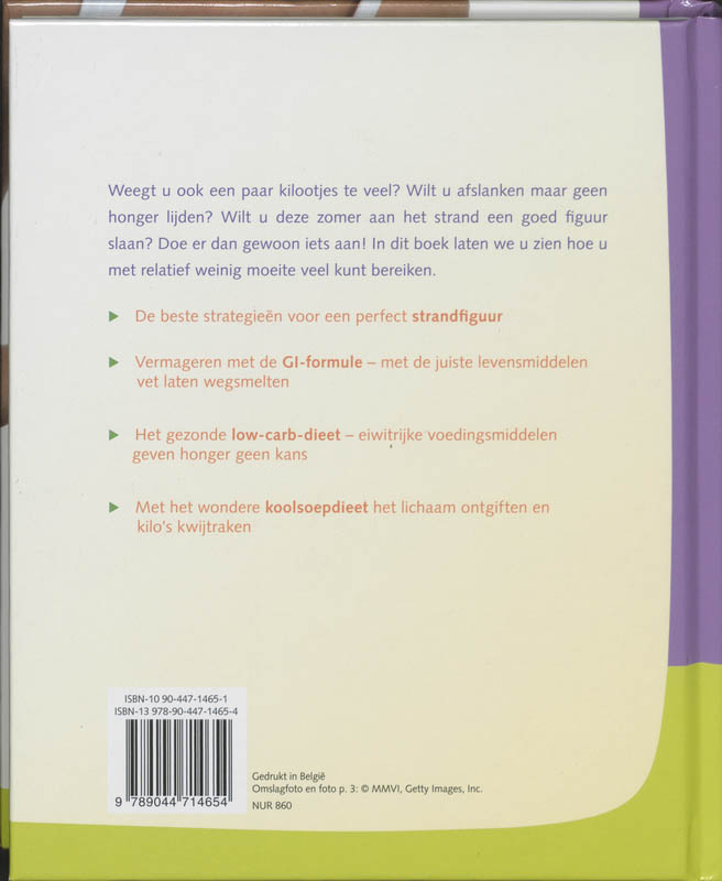 Compleet fit en slank dieetboek - S. Muller achterkant