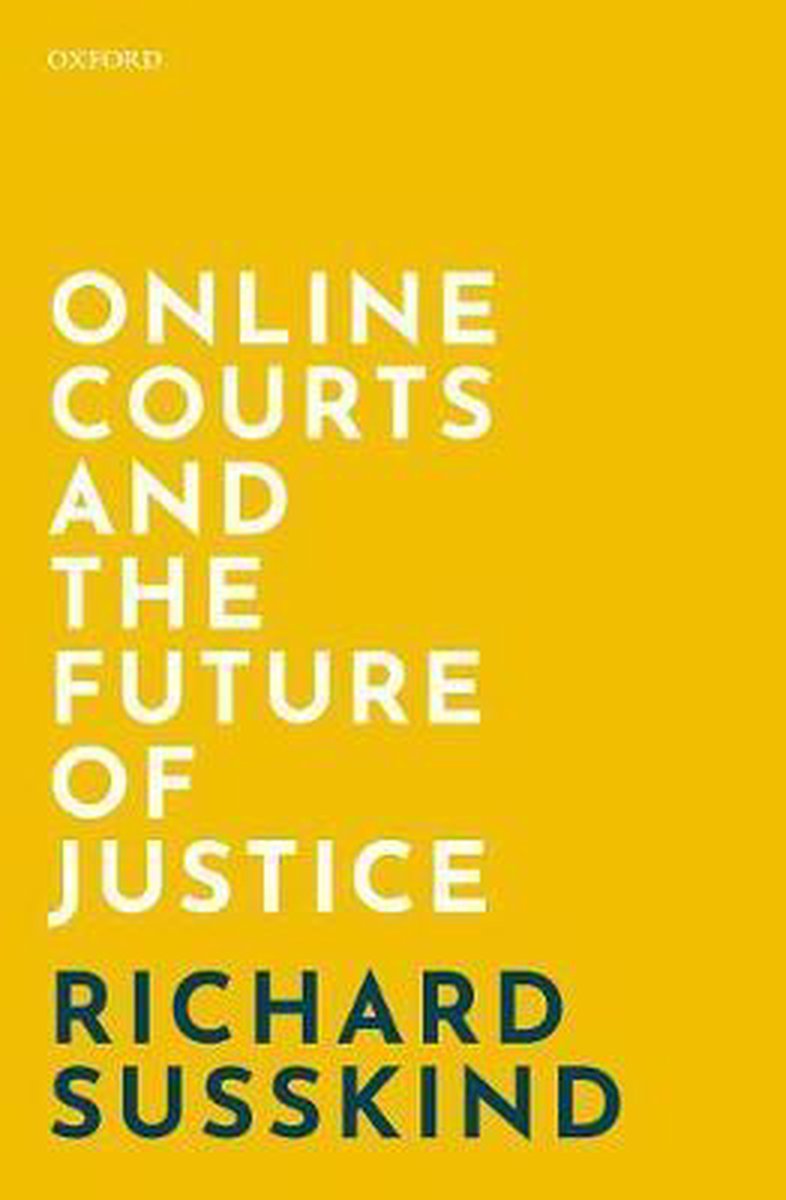 boekenbalie_9780198838364_cover Online Courts and the Future of Justice