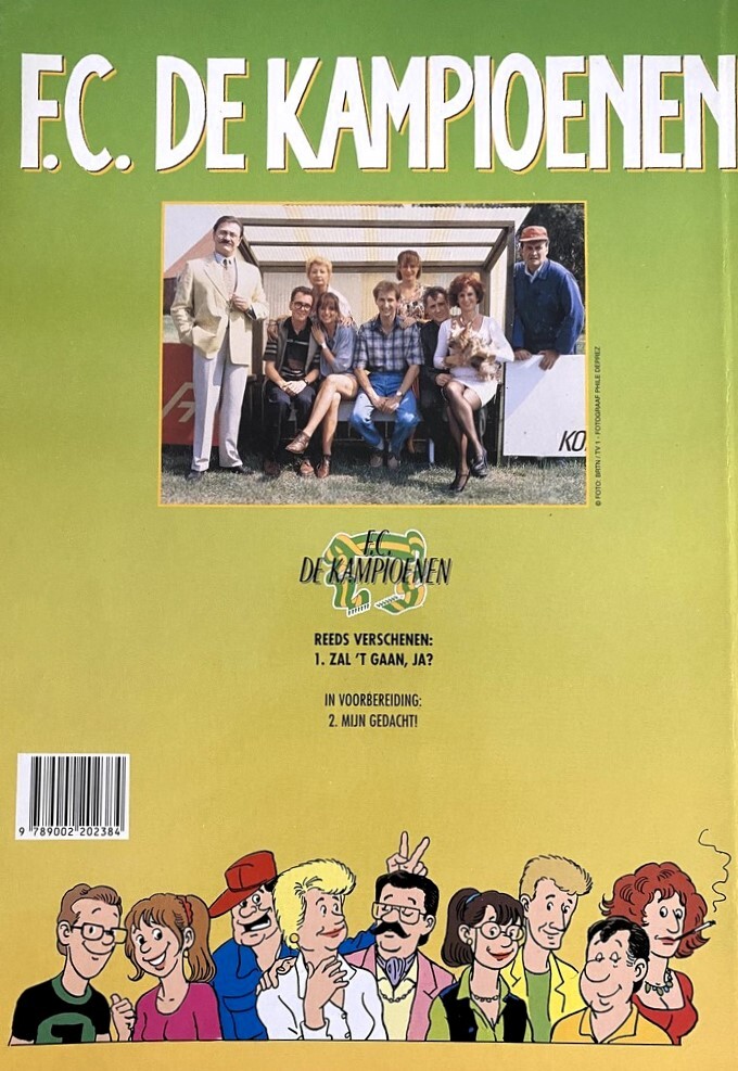 Zal 't gaan ja! / F.C. De Kampioenen / 1 achterkant