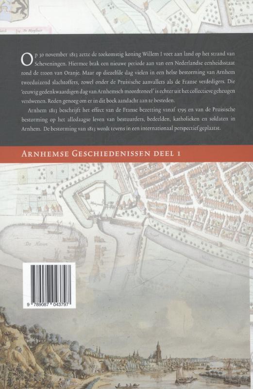 Arnhem 1813 / Arnhemse Geschiedenissen / 1 achterkant