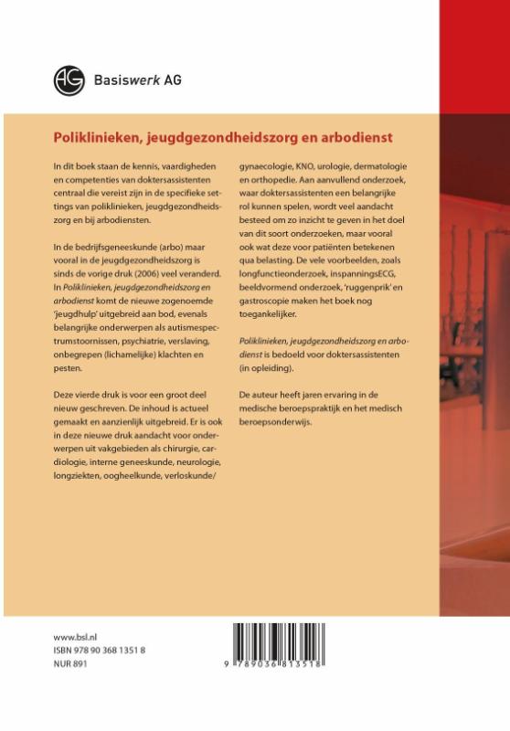 Poliklinieken, jeugdgezondheidszorg en arbodienst / Basiswerk AG achterkant