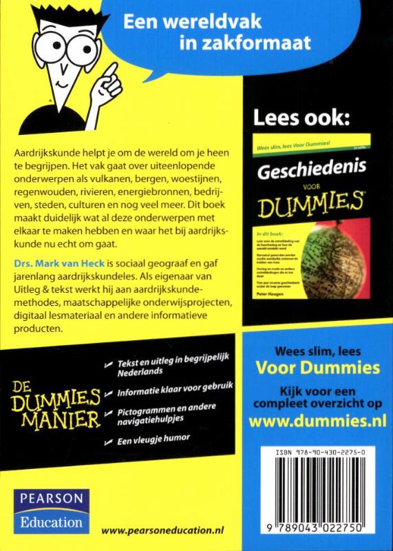 De Kleine Aardrijkskunde Voor Dummies achterkant