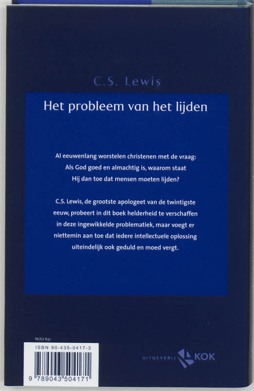 Probleem Van Het Lijden achterkant