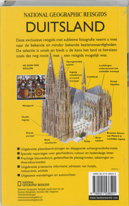 Duitsland / National Geographic Reisgids achterkant