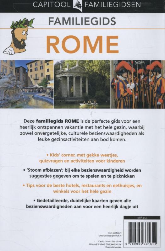 Rome / Capitool reisgidsen achterkant