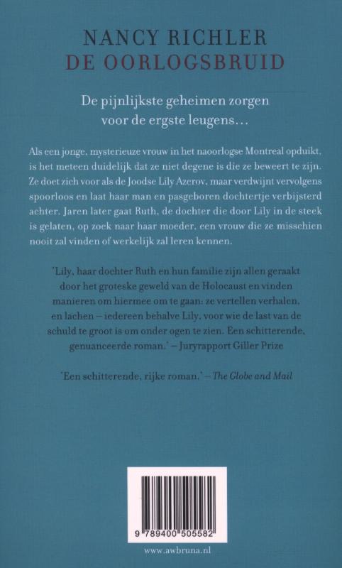 De oorlogsbruid achterkant