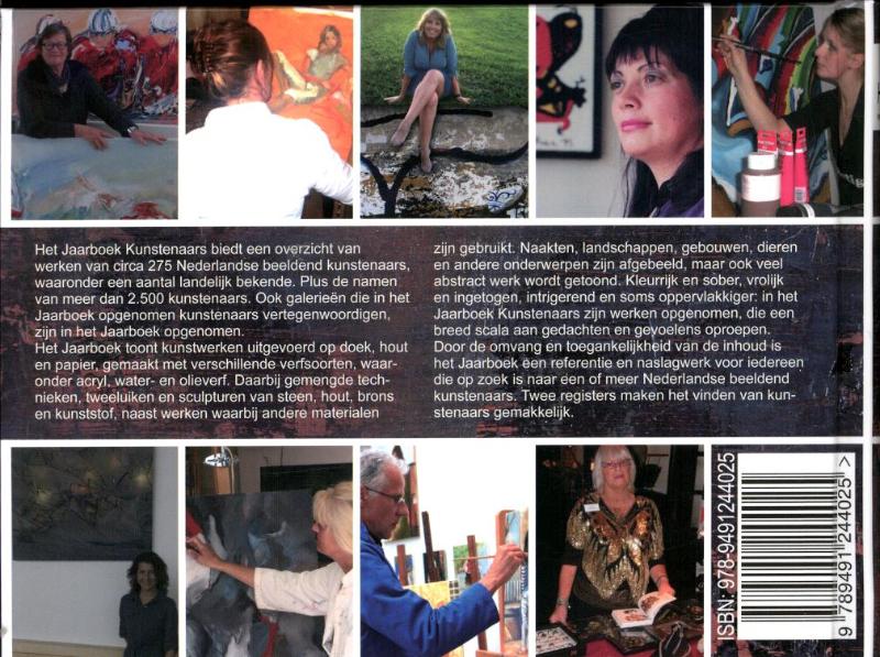 Jaarboek Kunstenaars 2012 achterkant