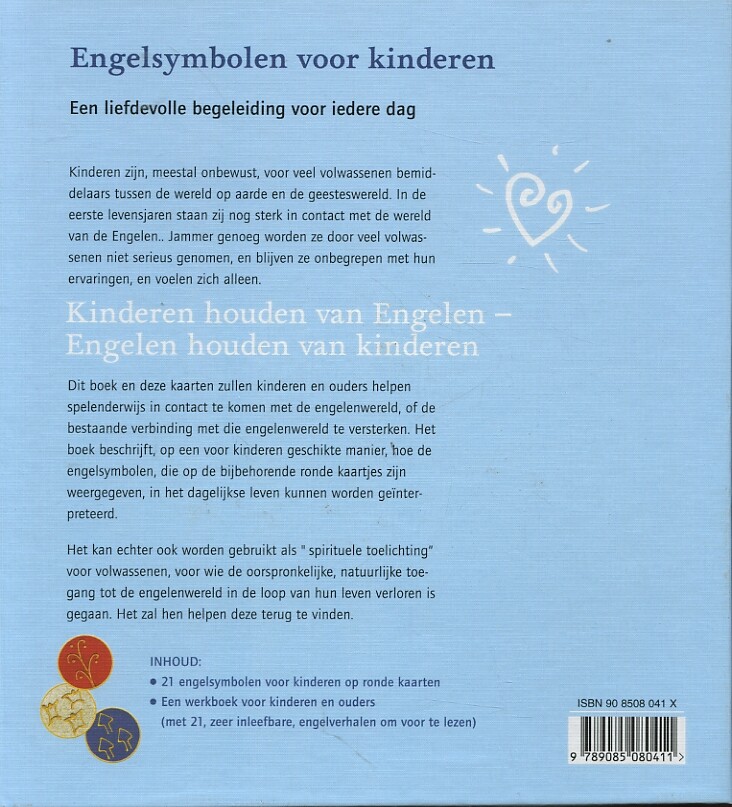 Engelsymbolen voor kinderen set achterkant