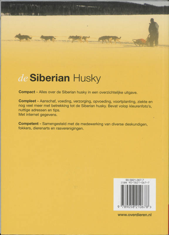 Siberian Husky achterkant