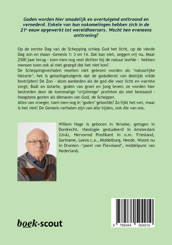 Is het scheppingsverhaal Genesis het verhaal van de Schepping? achterkant