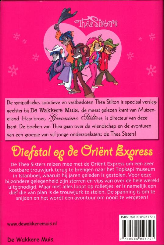 Thea Sisters 10 -   Diefstal op de Oriënt Express achterkant