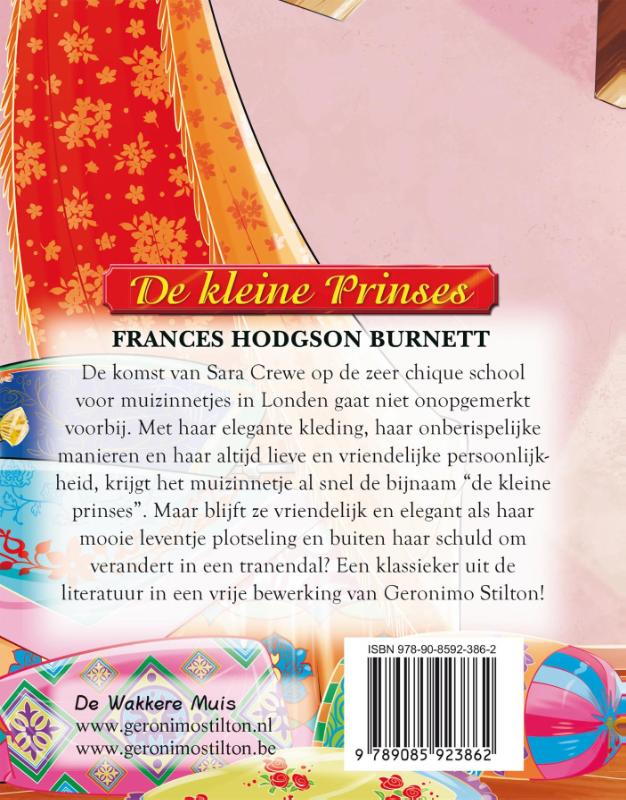 De kleine prinses achterkant