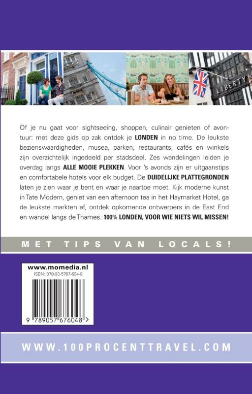 100% Londen / 100% stedengidsen achterkant