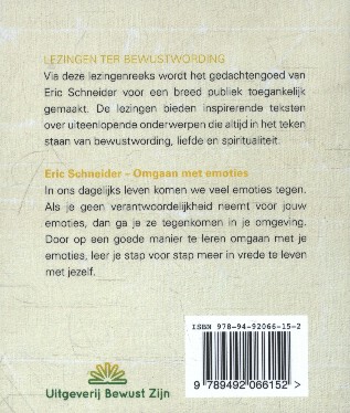 Omgaan met emoties / Lezingen ter bewustwording / 5 achterkant