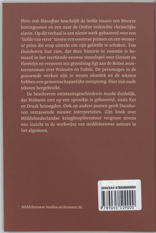 Floris, Gloriant en Walewein / Middeleeuwse studies en bronnen / 90 achterkant