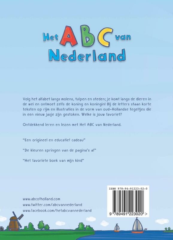 Het ABC van Nederland achterkant