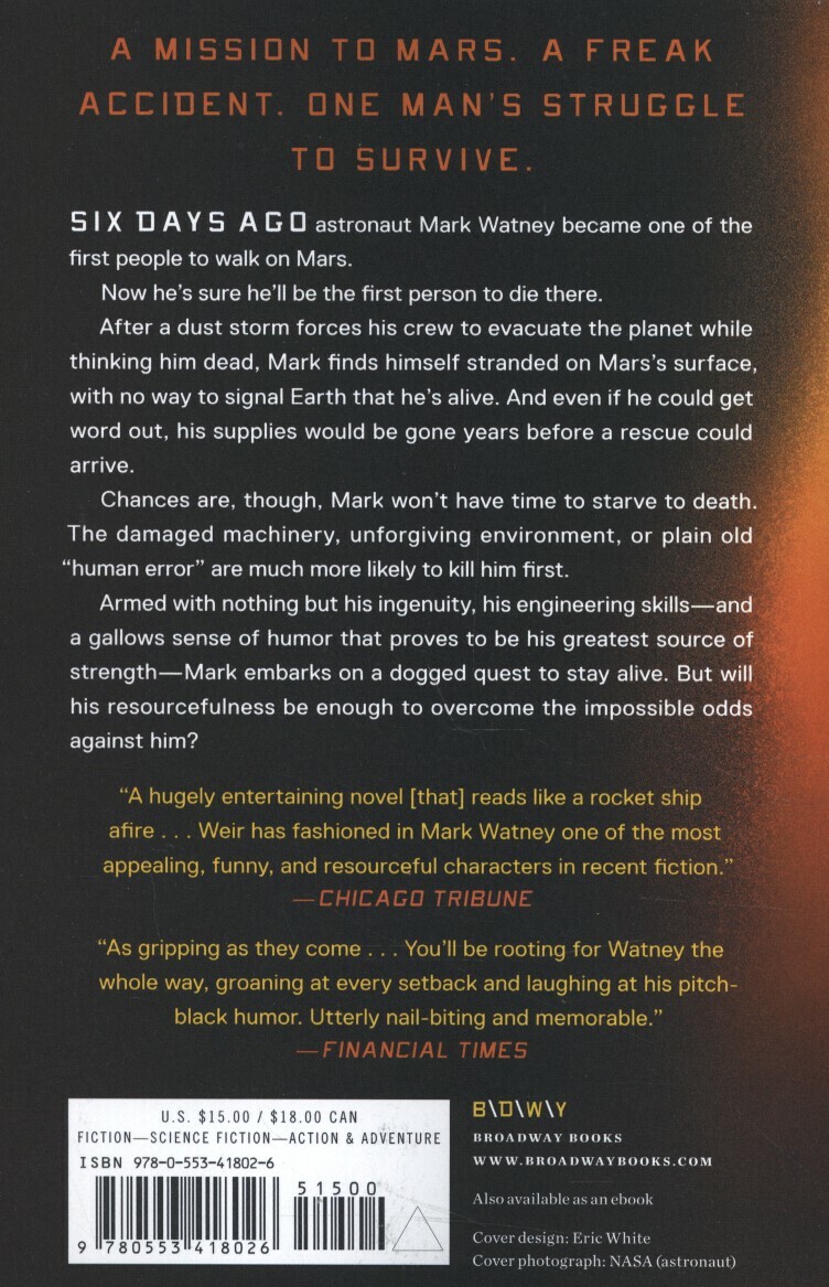 The Martian achterkant