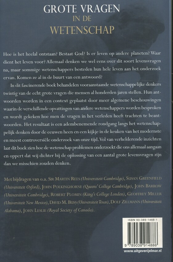 Grote vragen in de wetenschap achterkant