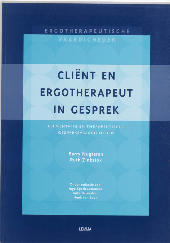 Client en ergotherapeut in gesprek / Ergotherapeutische vaardigheden / 1