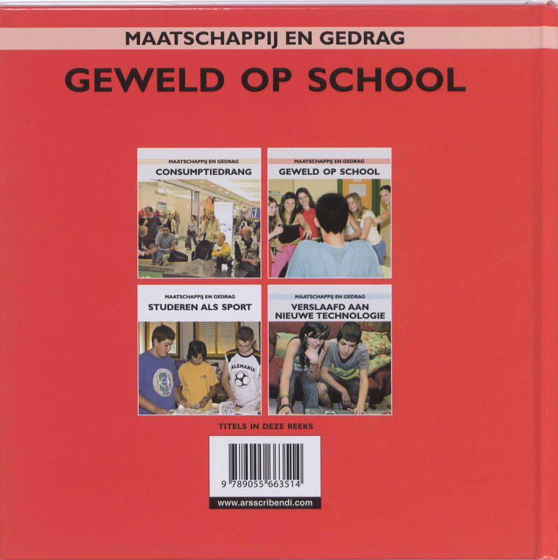Geweld op school / Maatschappij en gedrag Geweld op school / Maatschappij en gedrag achterkant