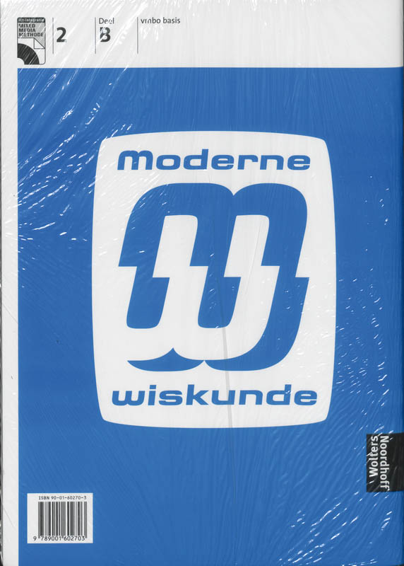 Moderne wiskunde 2a/b vmbo basis Werkboek achterkant