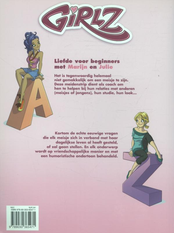 Girlz 01. vlinders in je buik achterkant