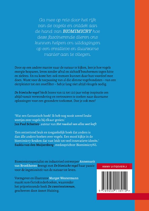 De bionische vogel achterkant