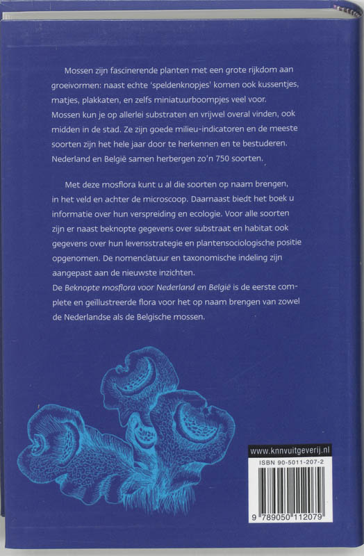 Beknopte mosflora van Nederland en België achterkant