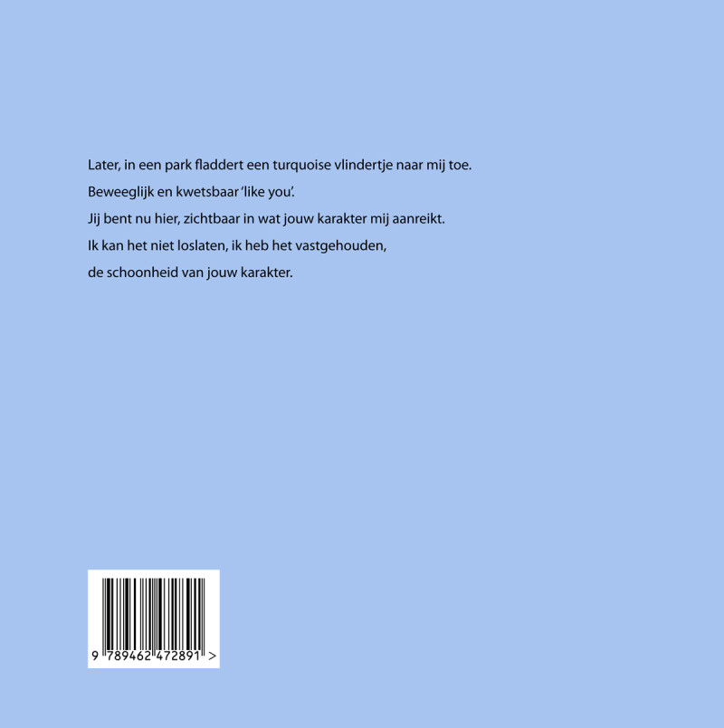 In grijs nog rechtop achterkant
