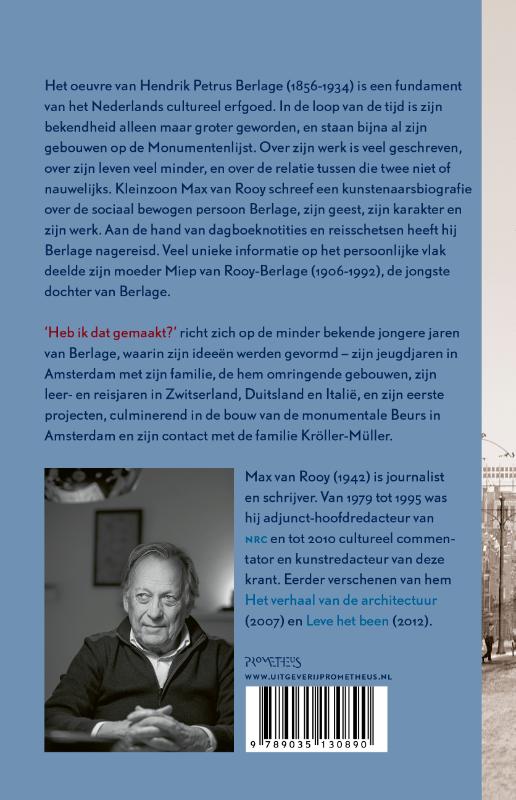 'Heb ik dat gemaakt?' Heb ik dat gemaakt? achterkant