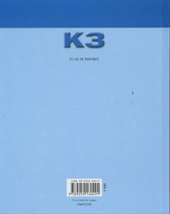 K3 bakt een taart / K3 voorleesboek achterkant