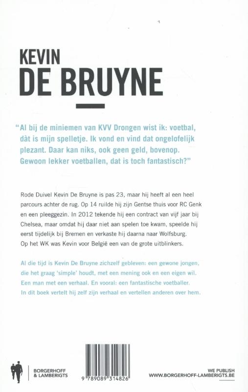 Kevin De Bruyne achterkant