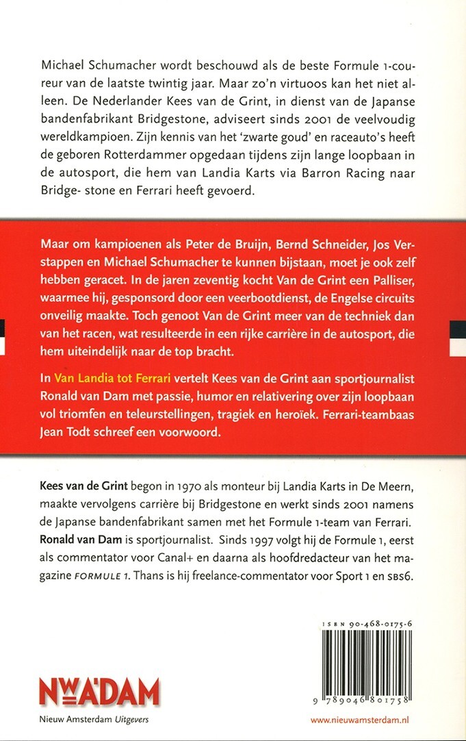 Van Landia tot Ferrari achterkant