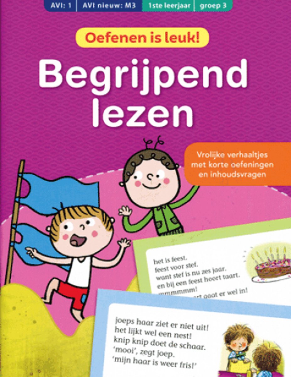 Eerste oefenboek begrijpend lezen avi 1/M3